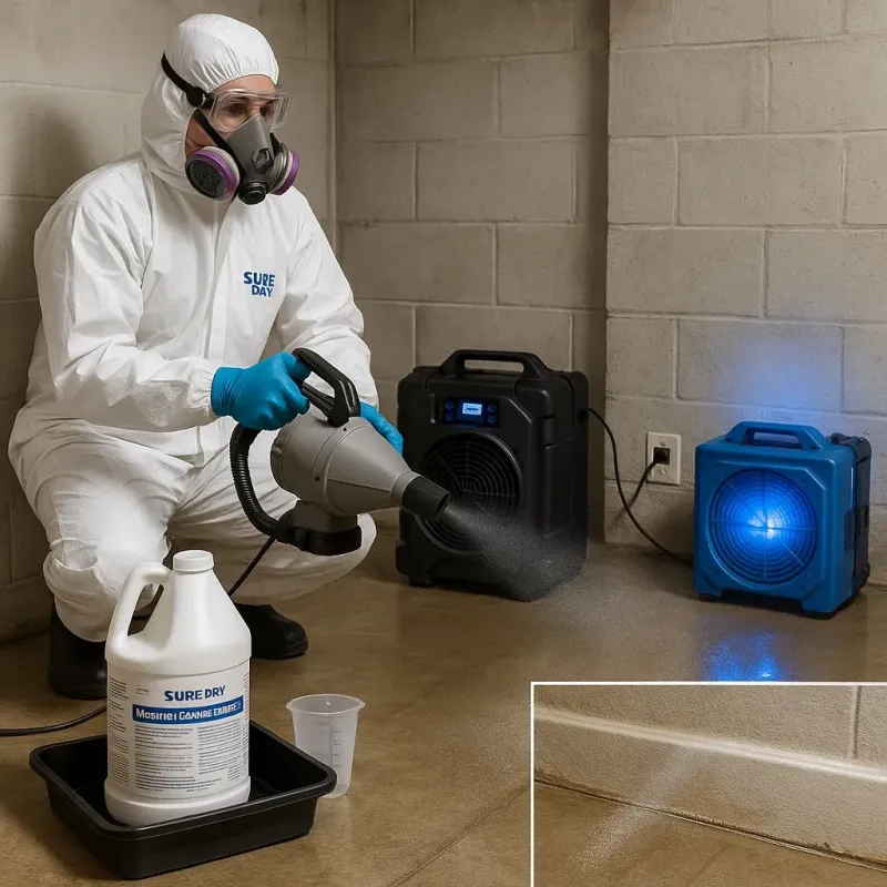 Sanitization and Odor Removal process in Tomball, TX